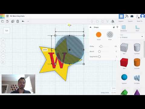Creating the Hole for your Keychain