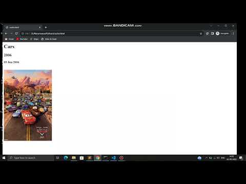 Python OMDB API complete tutorial, code included in description