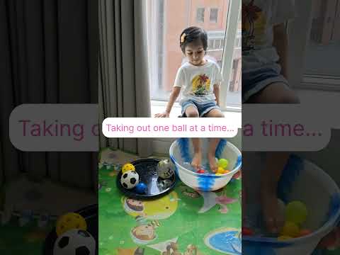 Easy play ideas for toddlers at home #toddleractivities #playideaforkids #ytshorts #explorewithkids