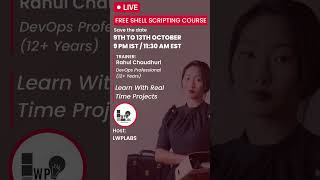 LwpLabs | Free Shell Scripting 5 Day Course | Shell Scripting | DevOps