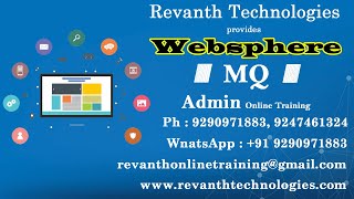Websphere MQ Admin online Training, Phone / Whatsapp 9290971883, Websphere MQ Online training India