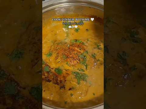 Cook dinner with me 🍲🤍 #cooking #food #dinner #shorts