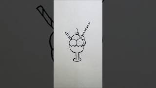 #icecream #drawing #art #easyandsimple #shorts