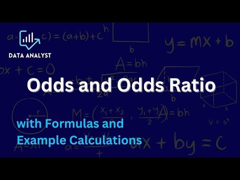 Odds and Odds Ratio – with Formulas and Example Calculations #odds