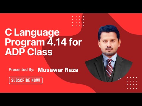 C Language for Beginners | Program 4.14 IT series Book