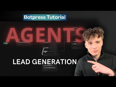 Build the BEST 2025 Lead Generation AI AGENT | Botpress Tutorial