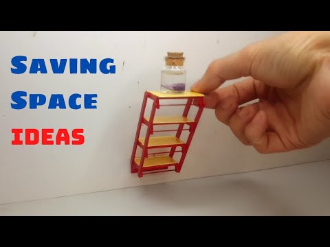 Saving space Folding Table||Smart furniture||bamboo stick Miniature||woodworking