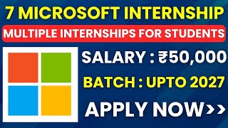 Microsoft Internship 2026 | Software, Data, Security, AI Research | Job IDs & How to Apply