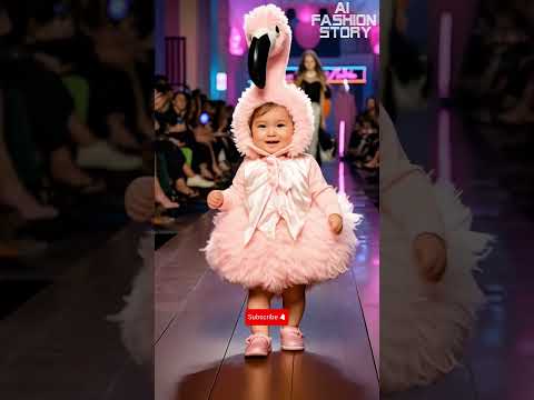 Baby Fashionable Dress Show 🦩👶✨ #shorts #aibaby