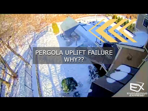 Pergola Uplift Failure - See why!