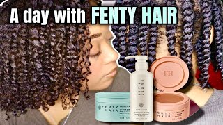 Full Hair Day with FENTY HAIR by Rihanna #haircare #naturalhair #blackownedbeauty #productreview