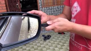 Ford Kuga LED side mirror signal light indicator installation.