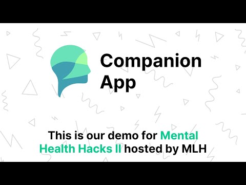 Companion App | Mental Health Tracker | MLH Hackathon Submission | MUJ Minor Project'22