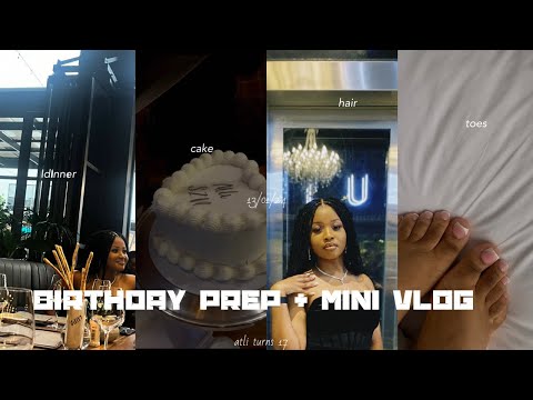 BIRTHDAY PREP + MINI VLOG [Makeup,dinner,dress etc] | South african youtuber