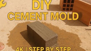 "How to Make a Cement Mold | DIY Concrete Work"