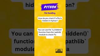 Master File Handling in Python: A Comprehensive Guide #python #filehandling #flashcards #datascience