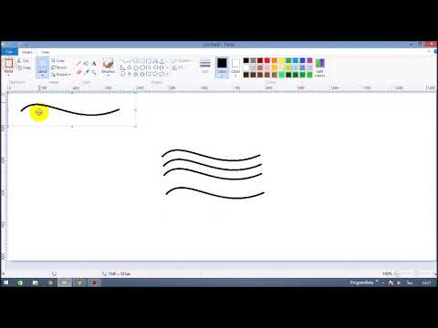วาดธงชาติไทย  โปรแกรม paint