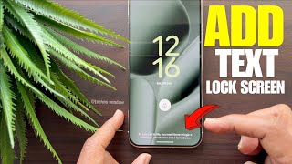 Add Custom Text on Android Lock Screen (Easy Method!)