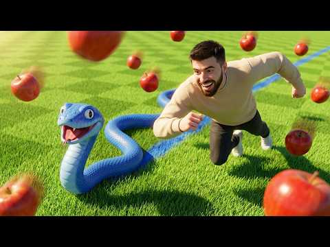 Playing snake!