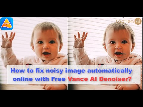 How to DENOISE Imag online automatically with Free Vance AI Denoiser?