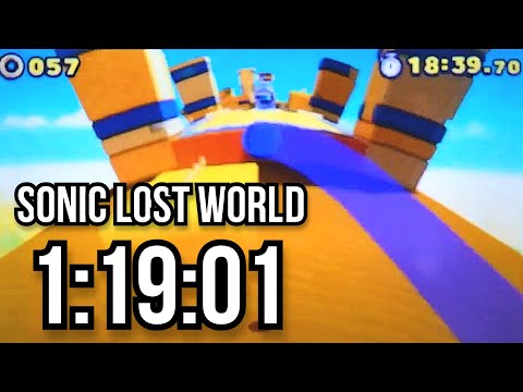 Sonic Lost World 3DS Any% Speedrun [former WR] in 1:19:01