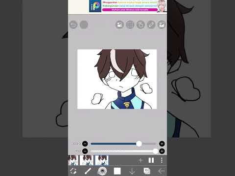 Im making boboiboy taufan animation :D🌷#ibispainx #art #boboiboywindara