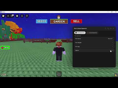 (NEW) Grow A Garden PetSpawner and Seeds Spawner! PASTEBIN