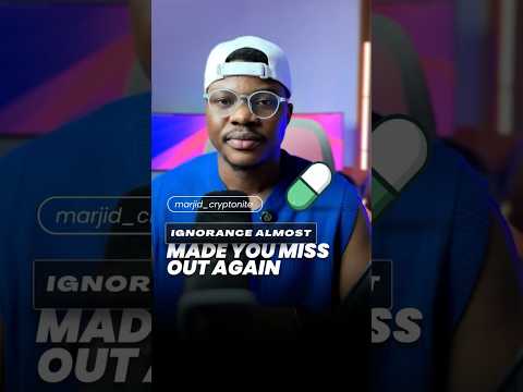 Ignorance almost made you miss out again. #binance #marjid_cryptonite #marjidcryptonite