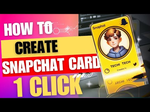 How to Generate Image | Snapchat Profile Card