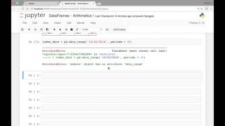 DataFrames   Arithmetics   Part 1