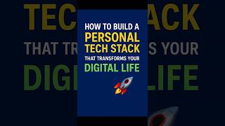 How to Build a Personal Tech Stack That Boosts Your Digital Life 🚀 #nocodetools #productivityapps