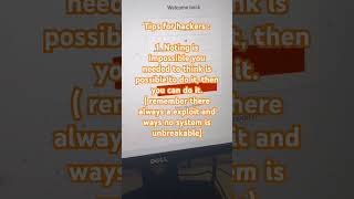 Tips for hackers #tips #hacker #cybersecurity #whitehathacking