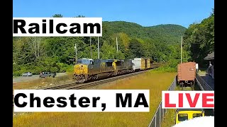 Chester Railway Station CSX & Amtrak - LIVE