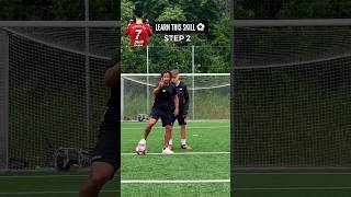Cr7 skill to learn in 3 steps ⚽️🚀 #cristianoronaldo #cr7 #footballskill #shorts