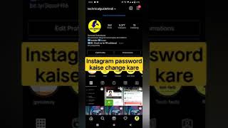 instagram password kaise change kare #shorts
