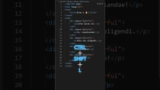 vs code trik 👉#KGNWebAcademy #CSSShorts #LearnCSS #WebDesign #FrontendDevelopment