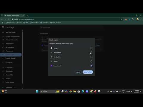 How to Change the Default Search Engine in Google Chrome on Windows 11 | Quick & Easy