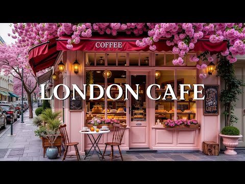 Chill Jazz & Bossa Nova Guitar in a Lovely London Café 🌸 | Daily Jazz Music for a Happy Mood