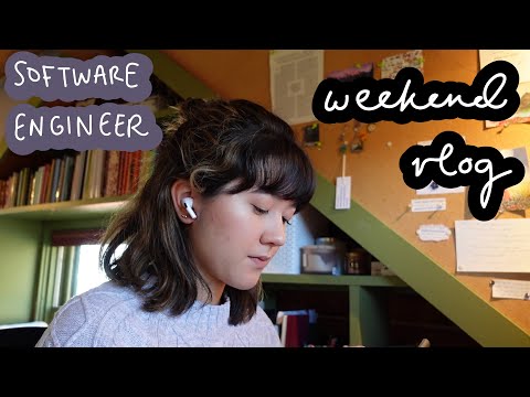 Software Engineer Weekend Vlog In The Life - reflecting on early 20's, going for a walk, crocheting✨