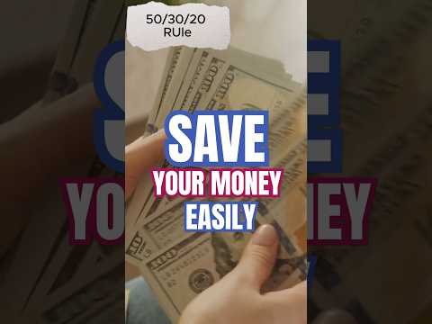 Saving money is easier with the 50/30/20 Rule #budget #budgeting #howtobudget
