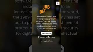 Job: Cloud Engineer DevOps |Hannover, Germany |.... apply link in Description