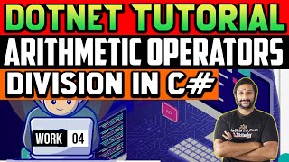 What is the arithmetic operator for division? | Dotnet Tutorial For Beginners #dotnet #dotnetcore