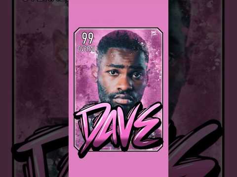 Dave Trading Card. Subscribe for more cool designs! #procreate #dave #tradingcards #process