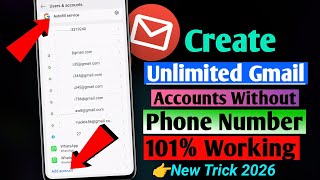 Create Unlimited Gmail Accounts Without Phone Number | Unlimited Gmail Account Create Method 2026