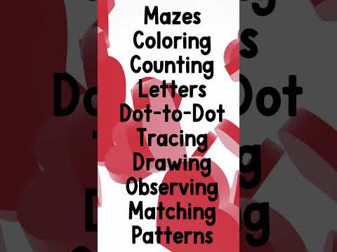 📕 Mini Bold & Easy Valentine's Activity & Coloring Book for Preschool & Kindergarten