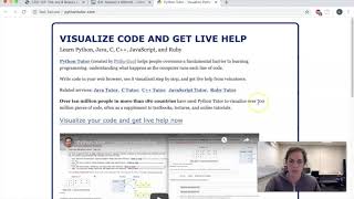 6. Visualizing newtonSqrt in Python Tutor