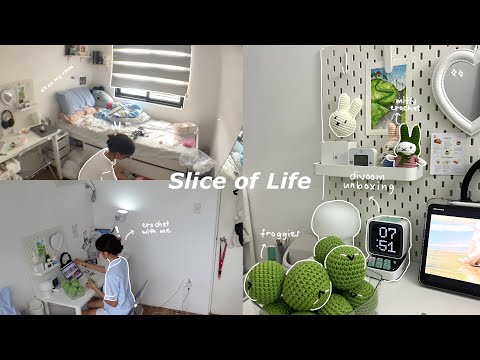 Slice of Life 🍰 Finals szn, GRWM (estetik edition), Unboxing Divoom, Crochet, Holidays, Etc.
