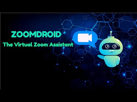 ZOOMDROID | The Virtual Zoom Assistant | Python Project GUI App | Tkinter | Zoombot