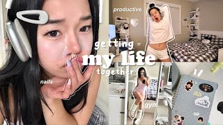 getting my life together🎧: very productive day, lots of deep cleaning, shopping etc.