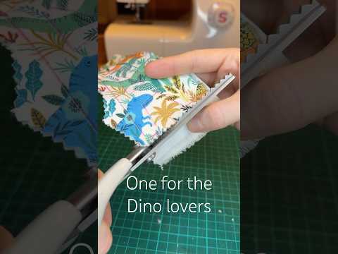 Dashwood Studio giving all of the novelty fabrics 🦖 #beginnersewing #sewingpatterns #diybunting